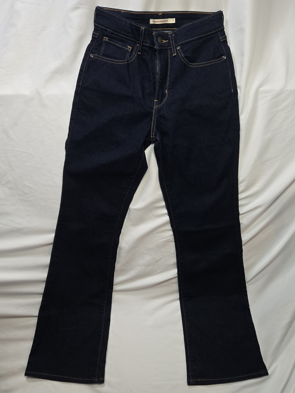 Levi's 720 High Rise Dark Wash Bootcut Women's Jeans 27x30